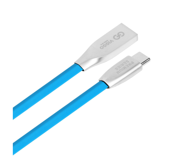 VIGGO DESIGN Kabel USB - USB-C VIGGO 1m Niebieski ^ - 1457523 - zdjęcie 2